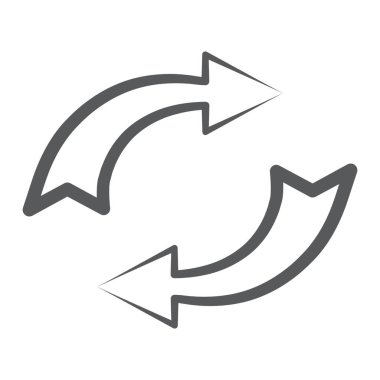 Tazeleme oklarının simge biçimi, güncelleme kavramı 