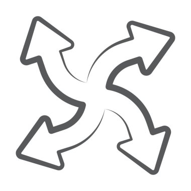 Yönlendirilebilir ok vektörü, kesişen oklar 