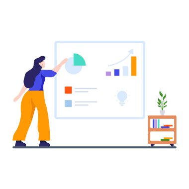 Tahta vektöründe turta grafiği, düz biçimde etkin yönetim 