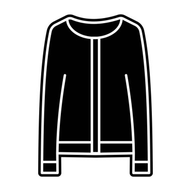 Jersey ikonunun modaya uygun katı tasarımı, yün kumaş 