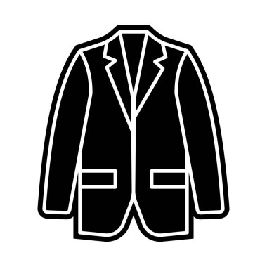 Glyph tasarımlı güzel bir elbise ikonu. 