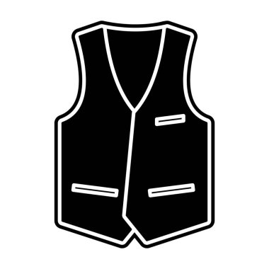 Kolsuz bir üst giysi, katı bir simge içinde yelek.