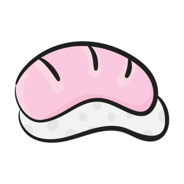 Mobile Doodle tasarımı ızgara biftek ikonu 