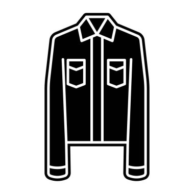 Bir kış giysisi, eşofman altı ikonu dizaynı