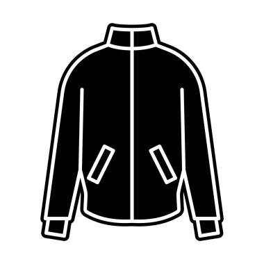 Güzel bir balıkçı yaka ceket sembolü.