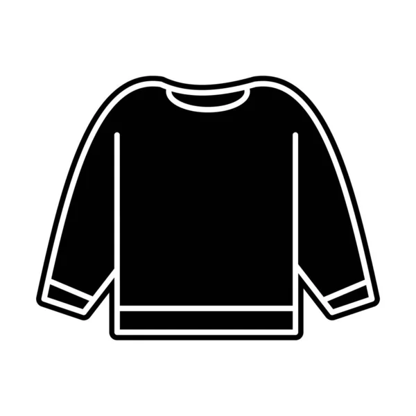 Vestuário Malha Pulôver Suéter Design Sólido —  Vetores de Stock