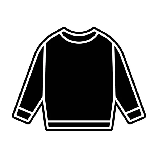 Diseño Vector Glifo Moda Del Icono Del Suéter — Vector de stock