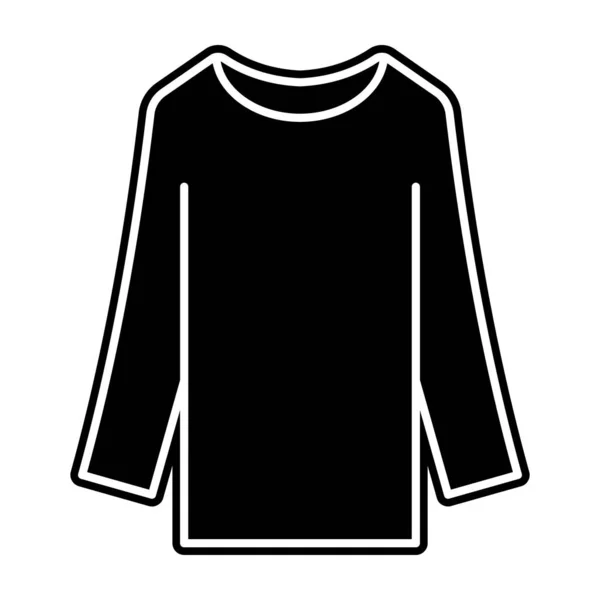 Gestricktes Kleidungsstück Pullover Oder Pullover Solider Ausführung — Stockvektor