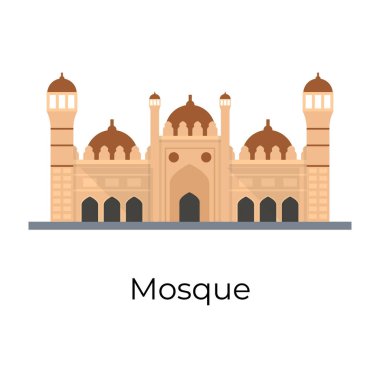 Müslümanlar için ibadet yeri, modern düzenlenebilir bir cami. 