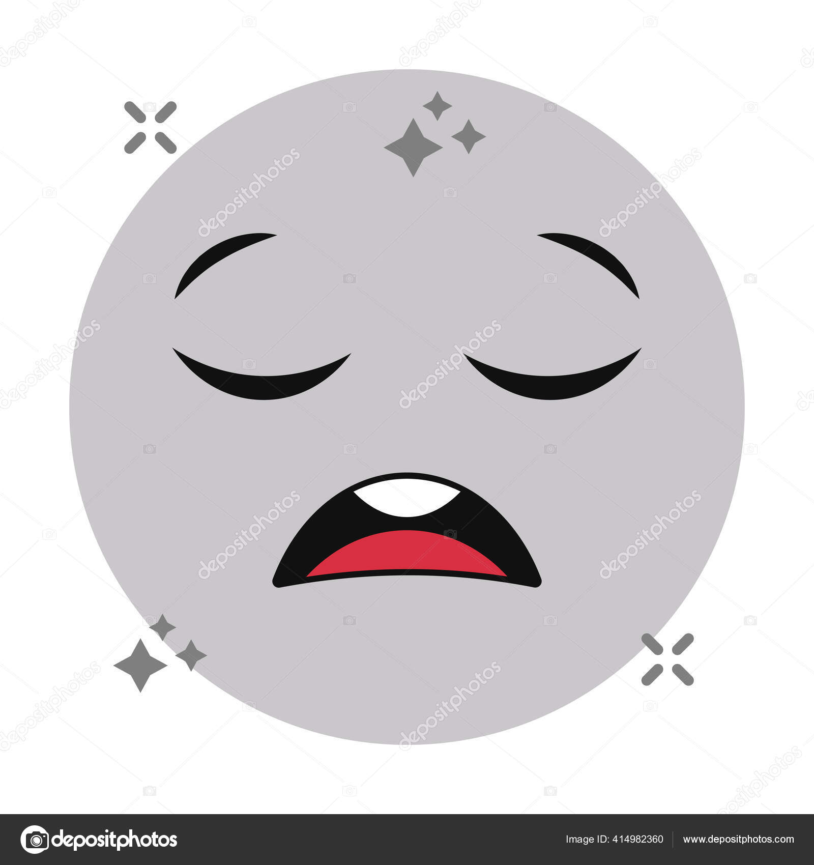 Erleichtertes Gesicht Emoji Modernen Flachen Stil Stock-Vektorbild von  ©smashingstocks 414982360, image size:1600x1700