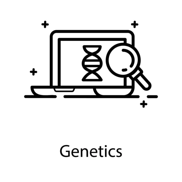 Διπλό Ελικοειδές Σκέλος Dna Γενετική Επίπεδο Διάνυσμα — Διανυσματικό Αρχείο