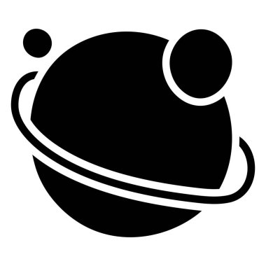 Güneş sisteminin en büyük ikinci gezegeni, karalama ikonu.