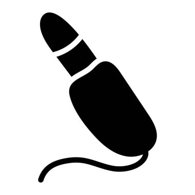 Ses kablosu simgesinin düzenlenebilir düz biçimi