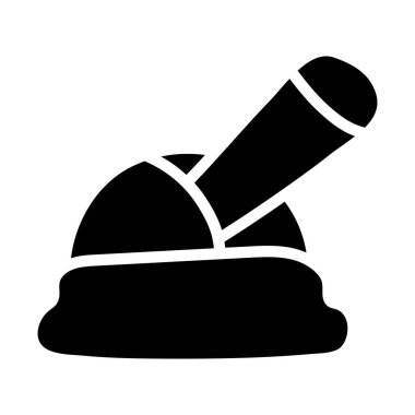 Gözlemevi simgesinin karalama düz tasarımı, düzenlenebilir vektör 