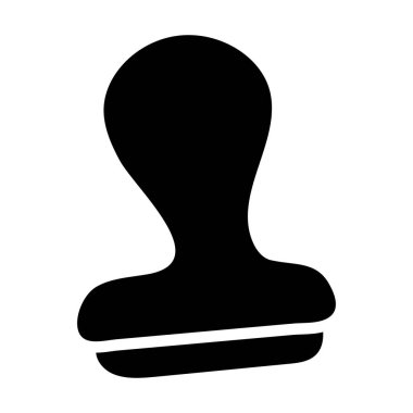 Belirgin bir iz ya da kalite, kauçuk damga simgesi 