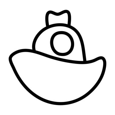 Yelkenli, düz dizaynlı su aracı simgesi, oyuncak tekne vektörü 