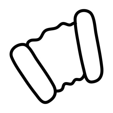 Harflerin düz simgesi, mezuzah 