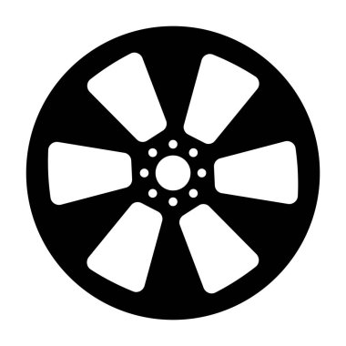 Dönen tekerlek ya da dönen daire, en iyi otomatik ve ilgili web sitesinde kullanılacak, sağlam simge