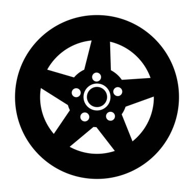 Yedek parça kavramını simgeleyen sert simge ile araba kenarı