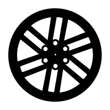 Tekerlek kenarının katı vektörü