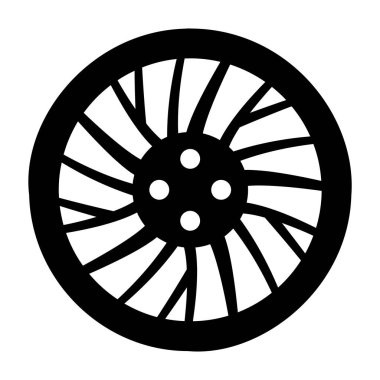 Dönen tekerlek ya da dönen jantlar, en iyi otomatik ve ilgili web sitesinde kullanılacak, sağlam simge