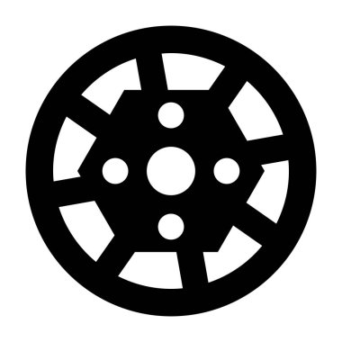 Tekerlekli bir araba parçası, otomatik olarak simgeye eklenmiş