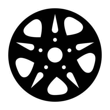 Düzenlenebilir vektörde çemberin katı simgesi