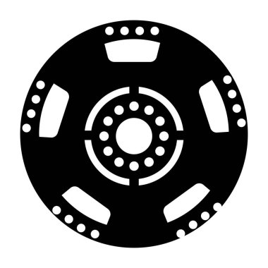 Tekerlekli bir araba parçası, otomatik olarak simgeye eklenmiş