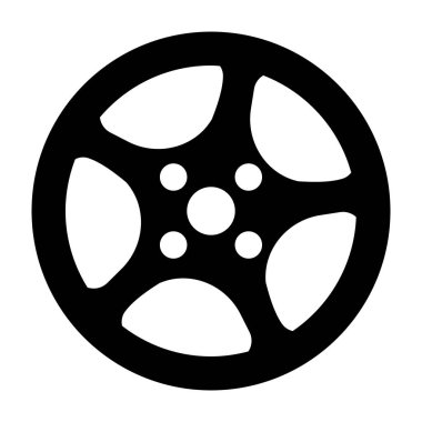 Tekerlekli bir araba parçası, otomatik olarak simgeye eklenmiş