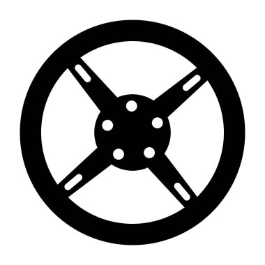 Katı tasarım, jant veya araba aksesuarında araba lastiğinin son moda simgesi