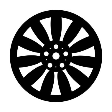 Düzenlenebilir vektörde çemberin katı simgesi