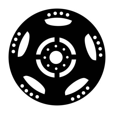 Çelik kenar olarak da bilinir, katı simge tasarımı.