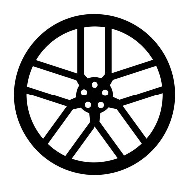 Çelik kenar olarak da bilinir, katı simge tasarımı.