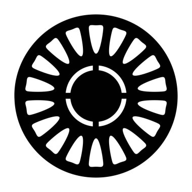 Araba parçası olarak kullanılan çelikten bir çember.