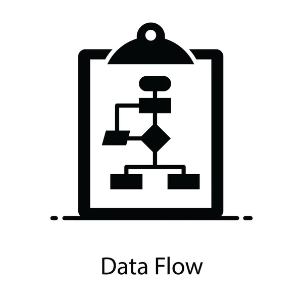 Mobilealgorithm Διανυσματικό Σχεδιασμό Sitemap Ένα Χαρτί Που Απεικονίζει Ροή Δεδομένων — Διανυσματικό Αρχείο