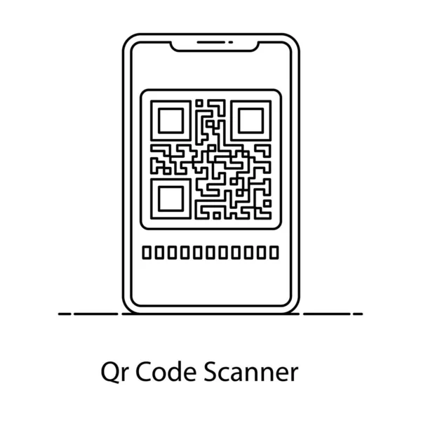 Código Del Escáner Icono Del Código Precio Diseño Vector Plano — Archivo Imágenes Vectoriales