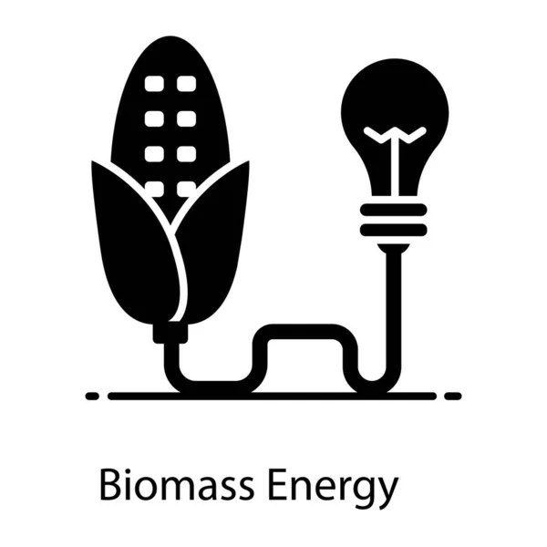 Návrh Energie Biomasy Návrh Ploché Ikony Trasy Přeměny Biomasy — Stockový vektor