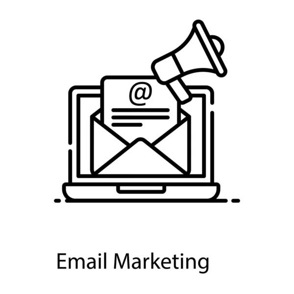 Vektor Design Von Mail Marketing Mail Promotion — Stockvektor
