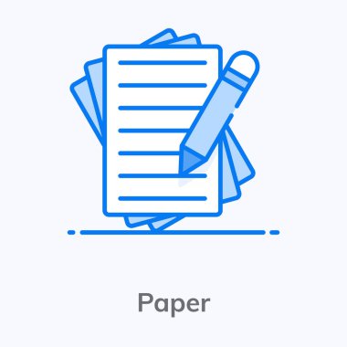 Yapışkan notların bir simge tasarımı, kağıt bloknot taslağı 