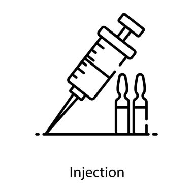 Sıvı enjekte etmek ya da bir şeyden çekmek için kullanılan bir aygıt