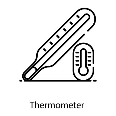 Sıcaklığı ve termometreyi ölçmek için kullanılan bir aygıt 