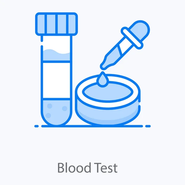 Ícone Gotejador Sangue Vetor Coletor Sangue Ícone Médico — Vetor de Stock