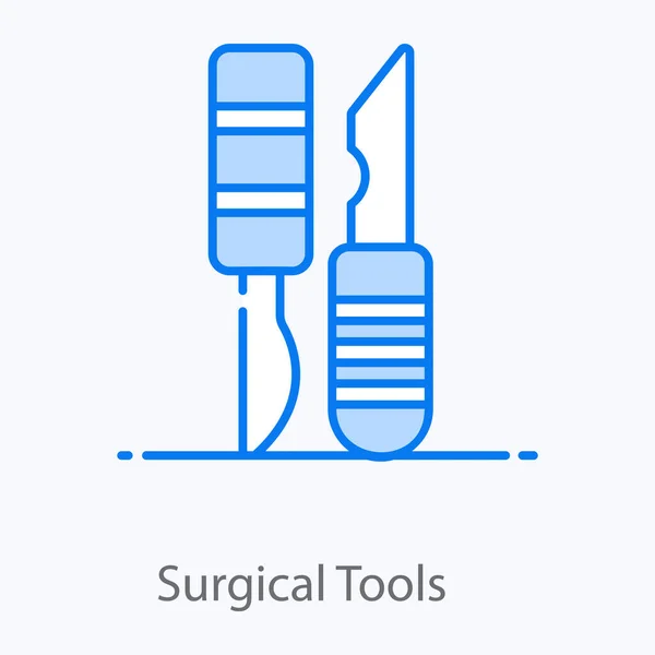 Σχεδιασμός Εικονιδίων Χειρουργικών Εργαλείων Επίπεδη Σχεδίαση Εικονιδίων — Διανυσματικό Αρχείο