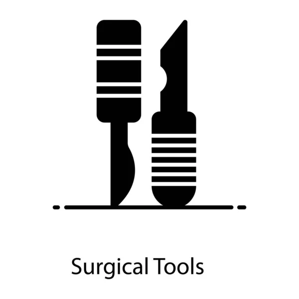 Design Ícone Ferramentas Cirúrgicas Design Ícone Plano —  Vetores de Stock