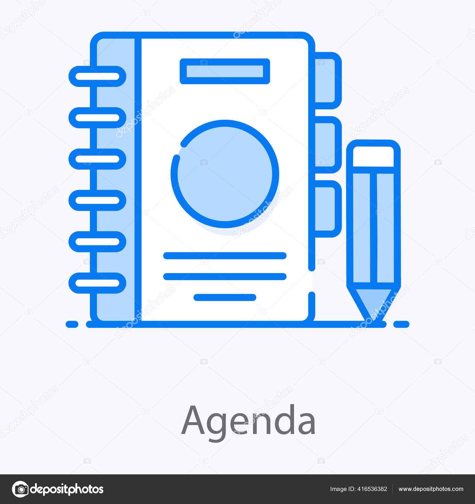Notepad Pencil Concept Agenda Icon Vector Image By C Smashingstocks Vector Stock Notepad Pencil Concept Agenda Icon Vector Image By C Smashingstocks Vector Stock