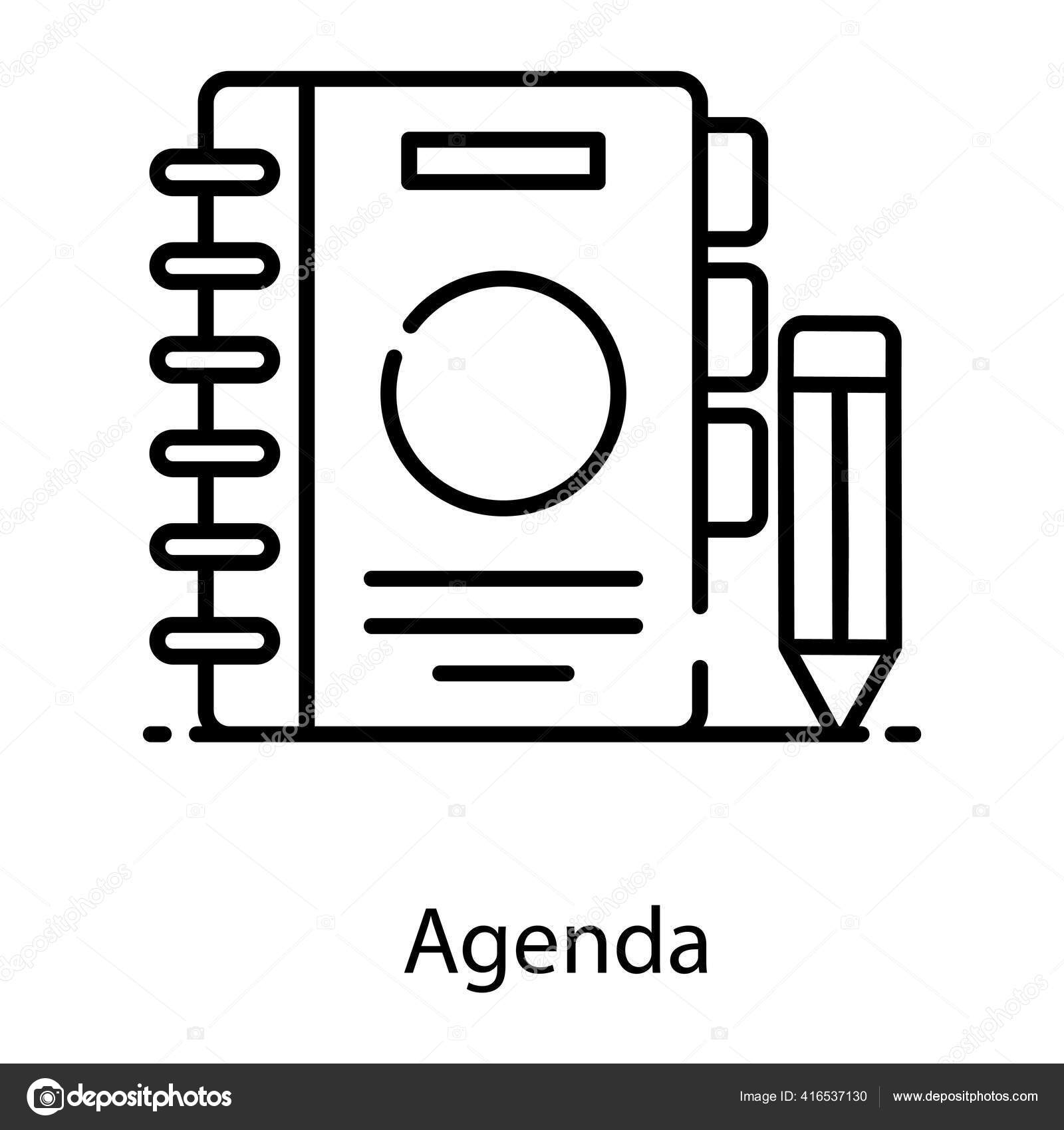 Notepad Pencil Concept Agenda Icon Vector Image By C Smashingstocks Vector Stock Notepad Pencil Concept Agenda Icon Vector Image By C Smashingstocks Vector Stock