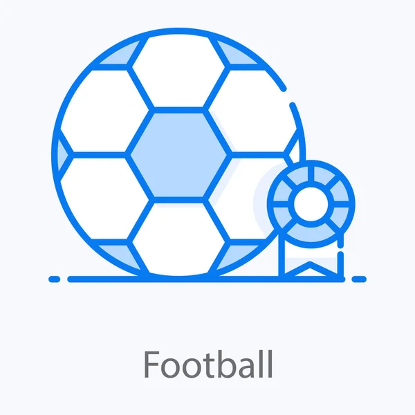 Icono Estilo Moderno Fútbol Vector Editable — Archivo Imágenes Vectoriales