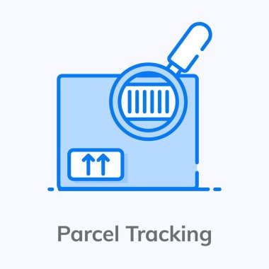 Büyüteç görünümlü parsel izleme simgesi altında ürün artışı