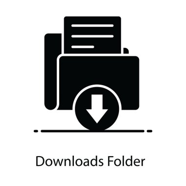 Dizin içeren MobileDownward oku, dizin simgesi biçimi indir 