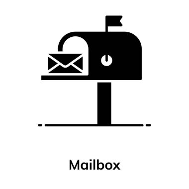 E- postanın konduğu bir kutu, düzenlenebilir düz biçimli posta kutusu 